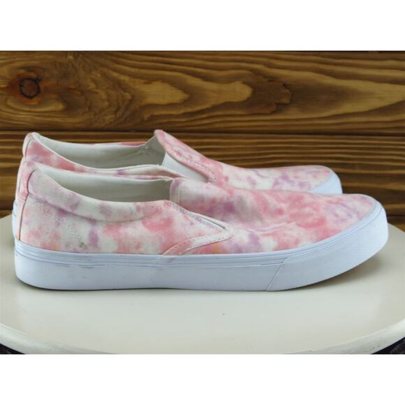 No Boundaries Size 9.5 Loafer Pink Fabric Medium Slip On‎ Women - Picture 5 of 11